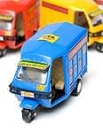 インドの働く車 オート三輪 - 青（Vikram)の商品写真