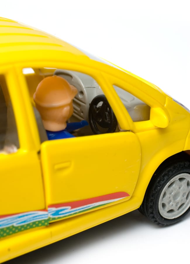 インドの働く車 nanoカー 4 - 運転席を覗きこんでみました。