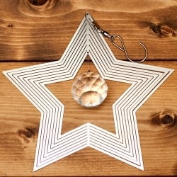 コスモスピナー 太陽で輝き風で動くモビール - スター - サブ2