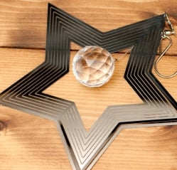 コスモスピナー 太陽で輝き風で動くモビール - スター - サブ3