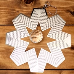 コスモスピナー 太陽で輝き風で動くモビール - 雪の結晶 - サブ2