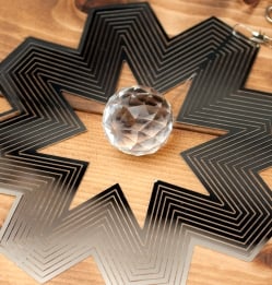 コスモスピナー 太陽で輝き風で動くモビール - 雪の結晶 - サブ3