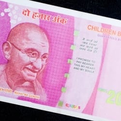 インドのこども銀行【2000ルピー札】10枚セット - サブ3