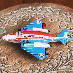 フリクション式　ストラトライナー 成層圏飛行機　インドのレトロなブリキのおもちゃ - サブ2