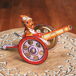 The Cannon 全速前進カノン砲　インドのレトロなブリキのおもちゃ - サブ4