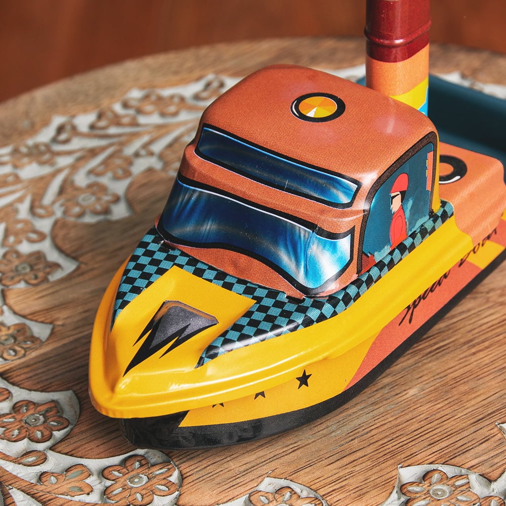Amazon | ブリキ製 ポンポン丸 Tin toy boat ボート 日本製