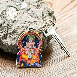 インドの 神様 キーホルダー ガネーシャ シヴァ ラクシュミ - サブ4