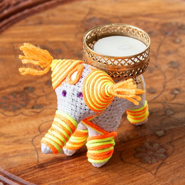 象さんのキャンドルホルダーの選択用写真