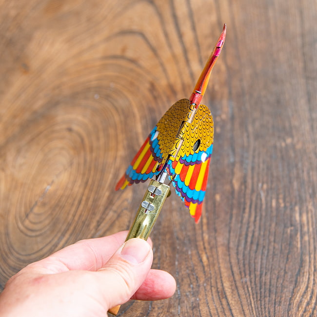 ぴよぴよさえずる ブリキの鳥笛 アソートカラー 5 - 手で持つとピヨピヨ鳴きます！