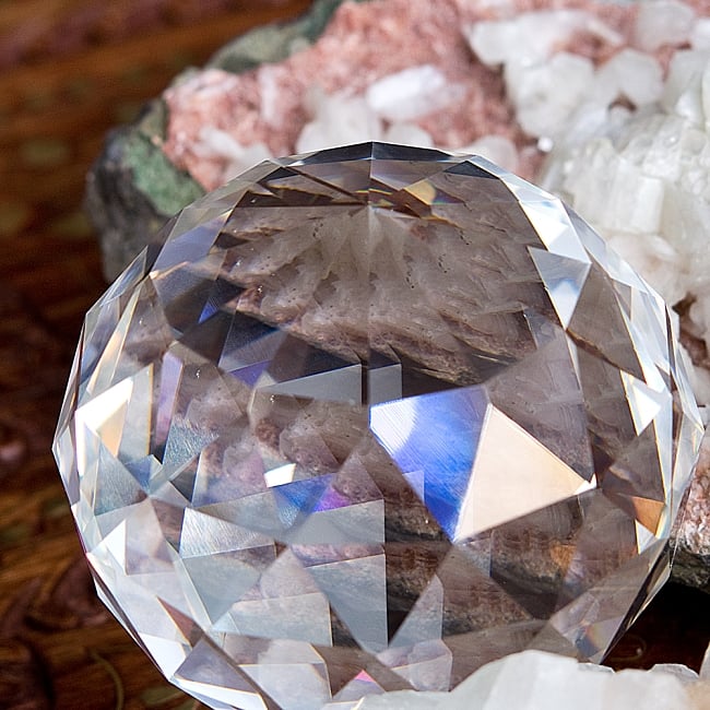 【30個セット】[80mm]太陽の光を集めるクリスタル サンキャッチャー　お部屋に小さな虹を運ぶ 6 - 底面の写真です