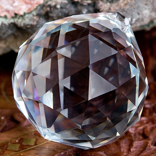 【3個セット】[50mm]太陽の光を集めるクリスタル サンキャッチャー　お部屋に小さな虹を運ぶ 4 - 拡大写真です