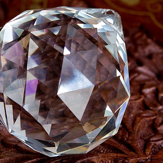 【3個セット】[60mm]太陽の光を集めるクリスタル サンキャッチャー　お部屋に小さな虹を運ぶ 5 - 美しいクリスタルガラスです。