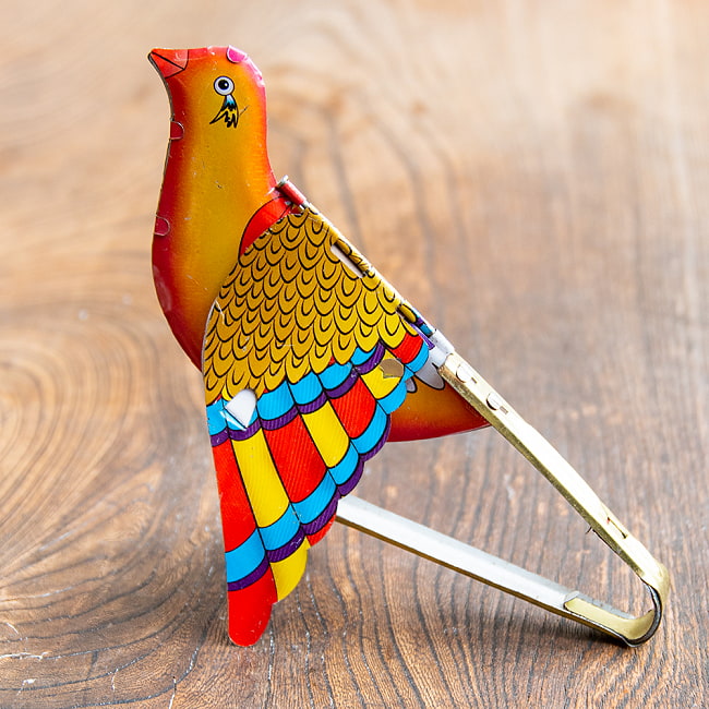 【5個セット】ぴよぴよさえずる ブリキの鳥笛 アソートカラー 3 - 単体で見てみました。