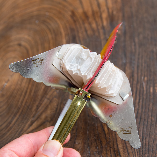 【5個セット】ぴよぴよさえずる ブリキの鳥笛 アソートカラー 7 - ひっくり返してみたところです。