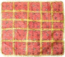 インドの祭壇布ーチュナリ-【約100cm×約95cm】の商品写真