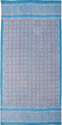 [約230cm x 約115cm] ウッドブロックのアジュラッククロス - サブ2