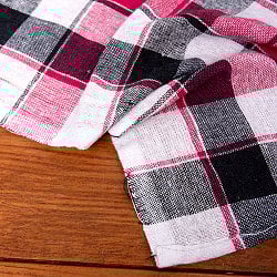 【約50cm×約50cm】インドのコットンキッチンクロス - サブ5