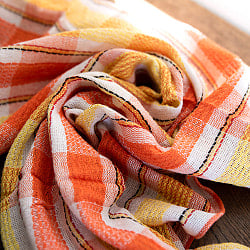 ガムチャと呼ばれるインドの万能布【約105cm×約52cm】 - サブ4