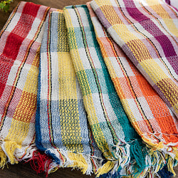 ガムチャと呼ばれるインドの万能布【約114cm×約58cm】 - サブ2