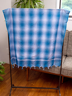 ガムチャと呼ばれるインドの万能布【約155cm×約82cm】 - サブ5