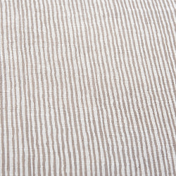 昔ながらの木版染め伝統模様布ハンカチ - ベージュストライプ - サブ2