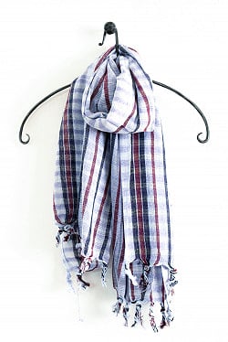 ガムチャと呼ばれるインドの万能布【約150cm×約70cm】 - サブ4