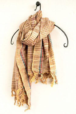 ガムチャと呼ばれるインドの万能布【約165cm×約75cm】 - サブ4