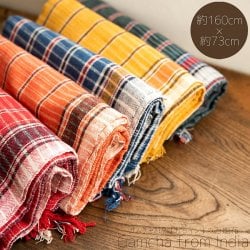 ガムチャと呼ばれるインドの万能布【約160cm×約73cm】