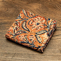 【45cmx45cm】昔ながらの木版染め伝統模様布ハンカチ・ナフキンの商品写真
