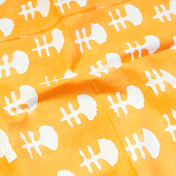 【45cmx45cm】昔ながらの木版染め伝統模様布ハンカチ・ナフキン - サブ3