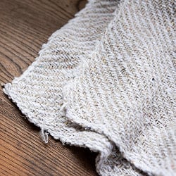 【約70cm×約70cm】現地からそのまま！インド仕様のざっくり編み雑巾 - サブ4