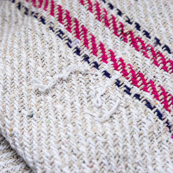 【約70cm×約70cm】現地からそのまま！インド仕様のざっくり編み雑巾 - サブ5