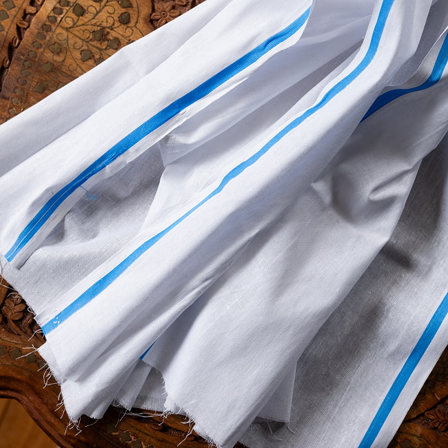 ガムチャと呼ばれるインドの万能布【約148cm×約74cm】 6 - 