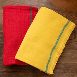 ガムチャと呼ばれるインドの万能布【約520cm×約63cm】 - サブ2