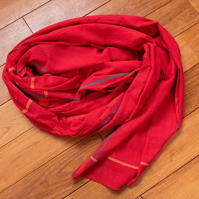 ガムチャと呼ばれるインドの万能布【約520cm×約63cm】 7 - たっぷりサイズが嬉しいです!