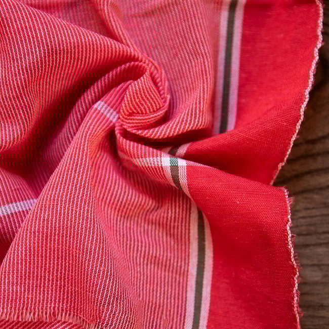 ガムチャと呼ばれるインドの万能布【約580cm×約70cm】 3 - 柔らかいコットン生地が気持ち良いです