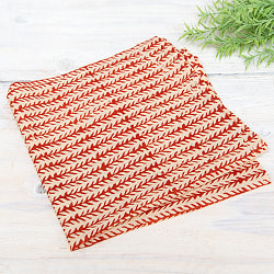 【選べる4個セット】昔ながらの木版染めウッドブロック布ハンカチ - サブ2