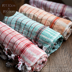 【お得な10個セット アソート】ガムチャと呼ばれるインドの万能布【約130cm×約65cm】 - サブ2