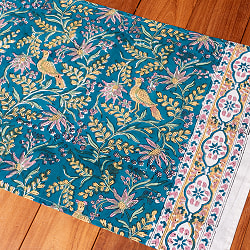 【自由に選べる3個セット】多用途に使える ボタニカルデザイン コットン ティータオル 伝統的な美しい木版染め〔約70cm*約45cm〕 - サブ3