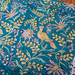 【自由に選べる3個セット】多用途に使える ボタニカルデザイン コットン ティータオル 伝統的な美しい木版染め〔約70cm*約45cm〕 - サブ4