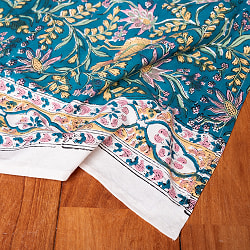 【自由に選べる3個セット】多用途に使える ボタニカルデザイン コットン ティータオル 伝統的な美しい木版染め〔約70cm*約45cm〕 - サブ5