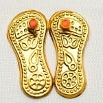 神様の履物 - パドゥカ ・Laxmi Charan Paduka　(金)の商品写真