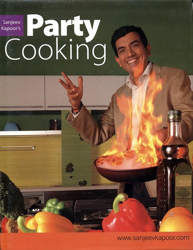 Party Cooking / Sanjay and Co. インド 料理 レシピ 料理本 作り方 印刷物 ステッカー ポストカード ポスター