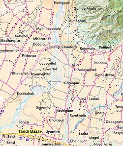 Chitwan Chepang Hills Trail 観光用地図【チトワン】 - サブ3