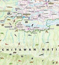 Chitwan National Park　観光用地図【チトワン国立公園】 - サブ3