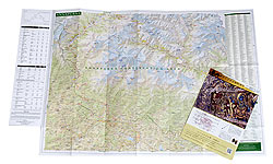 Around Annapurna トレッキング用地図【アンナプルナ】 - サブ4