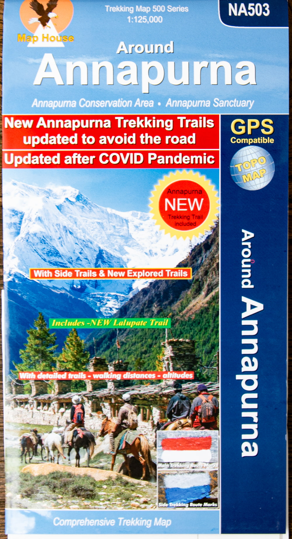 Around Annapurna トレッキング用地図【アンナプルナ】 / 旅行 インド 観光 ガイドブック マップ 時刻表 本 印刷物 ステッカー ポストカ