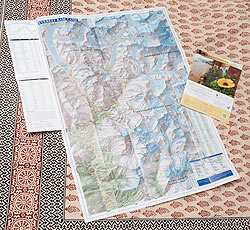 Everest Base Camp トレッキング用地図【エベレスト】 - サブ4