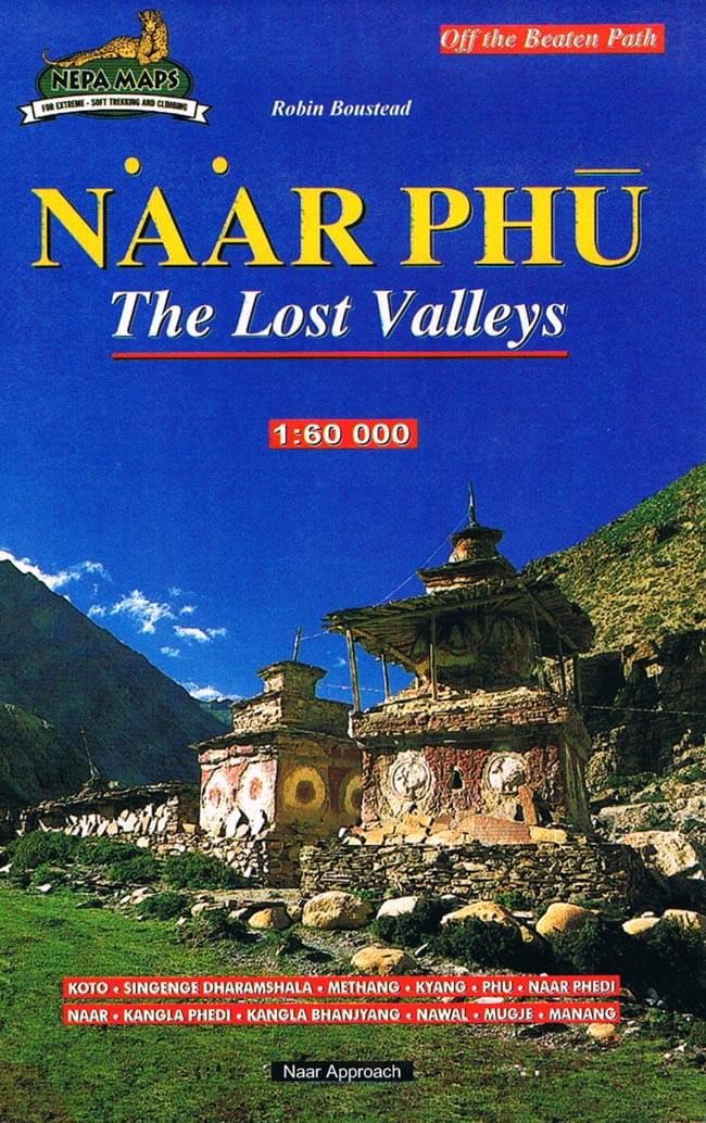 Naar Phu ／ The Lost Valleys トレッキング用地図【ナール プー】 / 旅行 インド 観光 ガイドブック マップ 時刻表 本 印刷物 ステッカ