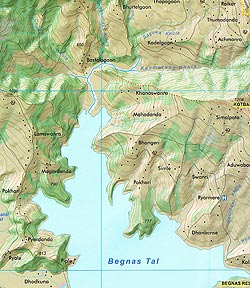 Royal Trek ／ Syaklung - Chisapani トレッキング用地図【シャクルン・チサパニ】 - サブ3